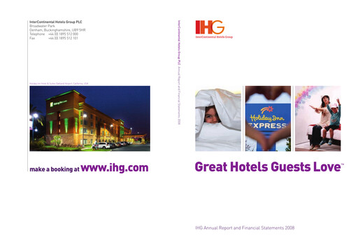 Thumbnail InterContinental Hotels Group
 Annual Report 2008