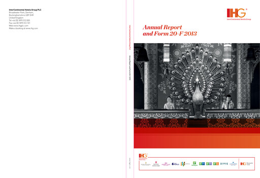 Thumbnail InterContinental Hotels Group
 Annual Report 2013