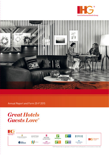 Thumbnail InterContinental Hotels Group
 Annual Report 2015