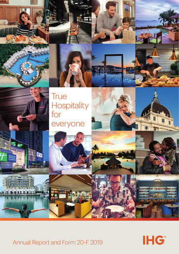 Thumbnail InterContinental Hotels Group
 Annual Report 2019