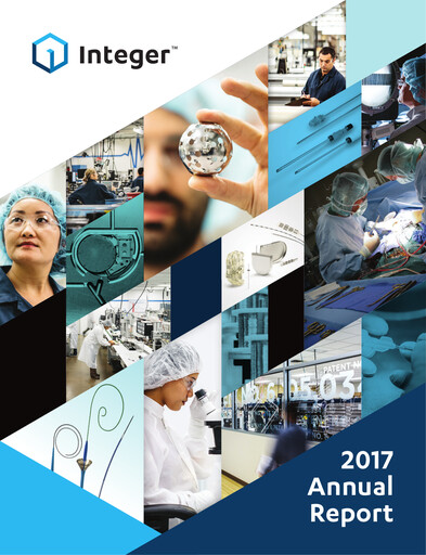 Thumbnail Integer Holdings
 Annual Report 2017