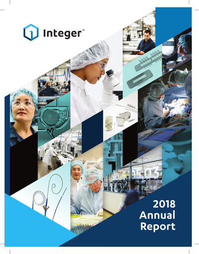 Thumbnail Integer Holdings
 Annual Report 2018