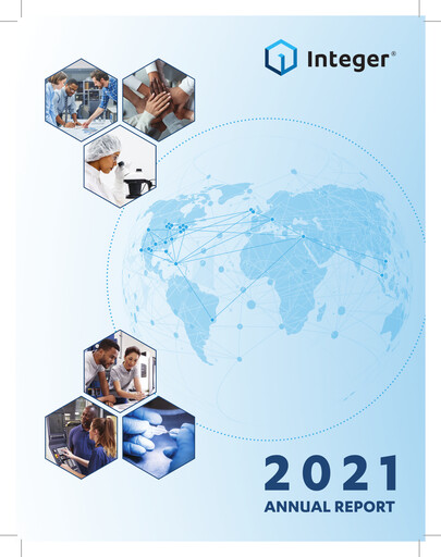 Thumbnail Integer Holdings
 Annual Report 2021