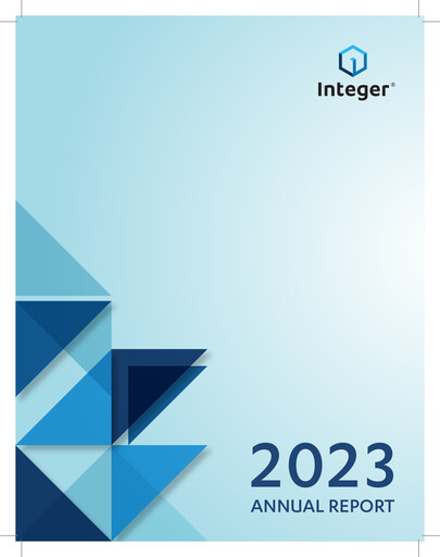 Thumbnail Integer Holdings
 Annual Report 2023