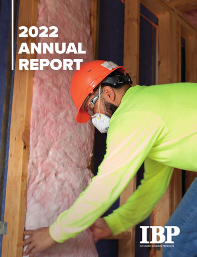 Thumbnail Installed Building Products Annual Report 2022