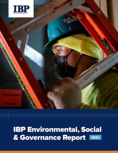 Thumbnail Installed Building Products ESG Report 2021