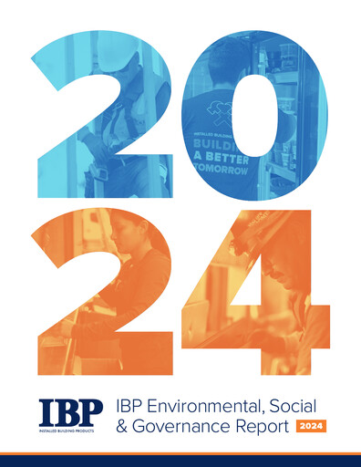 Thumbnail Installed Building Products ESG Report 2024