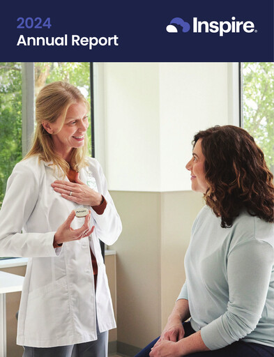 Thumbnail Inspire Medical Systems
 Annual Report 2024