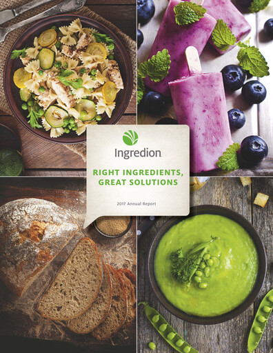 Thumbnail Ingredion Annual Report 2017