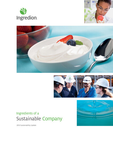 Thumbnail Ingredion Sustainability Report 2012