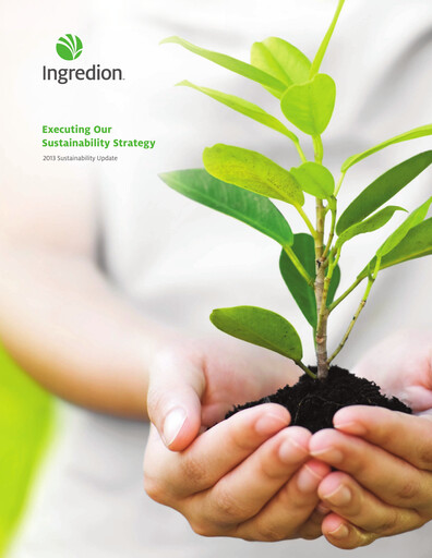 Thumbnail Ingredion Sustainability Report 2013