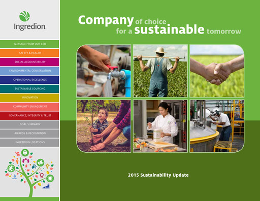 Thumbnail Ingredion Sustainability Report 2015