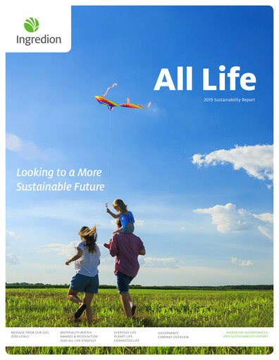 Thumbnail Ingredion Sustainability Report 2019