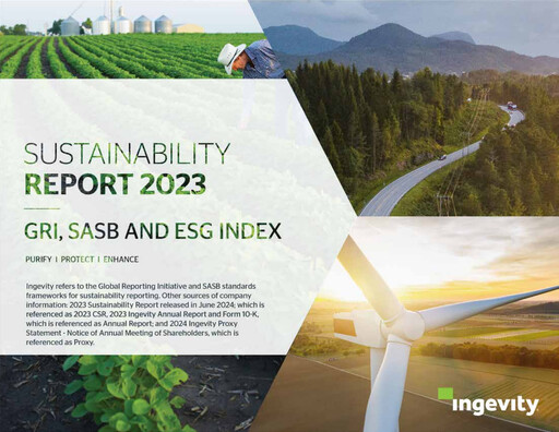 Thumbnail Ingevity ESG Report 2023