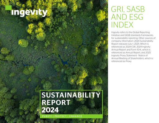 Thumbnail Ingevity ESG Report 2024
