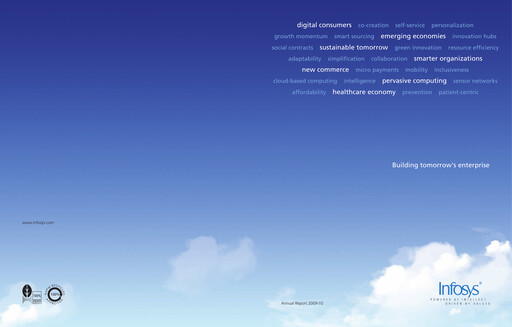 Thumbnail Infosys Annual Report 2009-2010