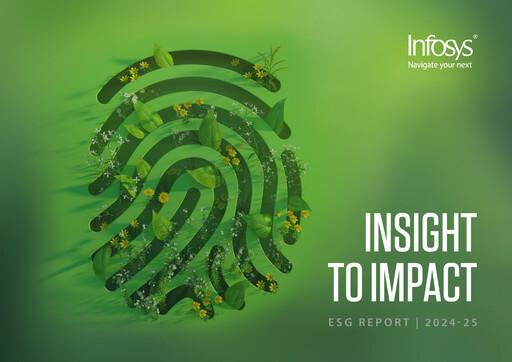 Thumbnail Infosys ESG Report 2024-2025
