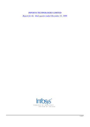 Vorschaubild Infosys Quartalsbericht 1999-q3