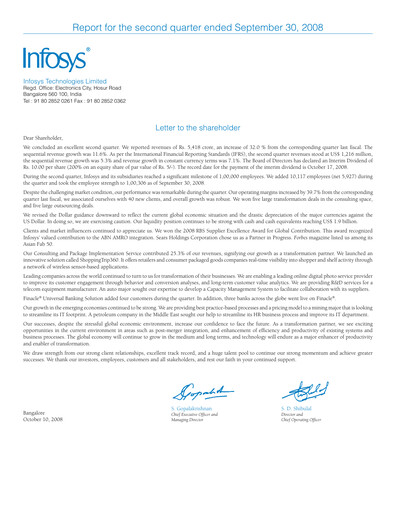 Vorschaubild Infosys Quartalsbericht 2008-q2