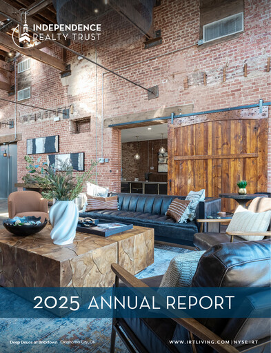 Thumbnail Independence Realty Trust
 Annual Report 2025