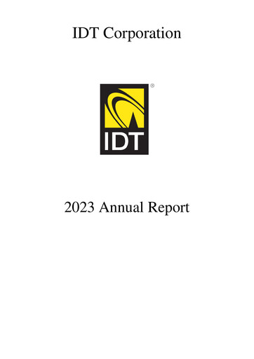 Thumbnail IDT Corporation
 Annual Report 2023
