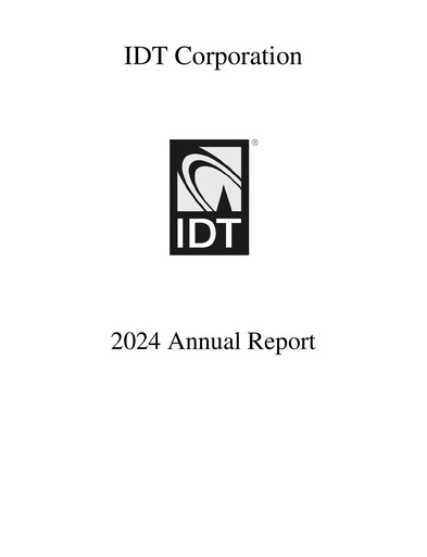 Thumbnail IDT Corporation
 Annual Report 2024