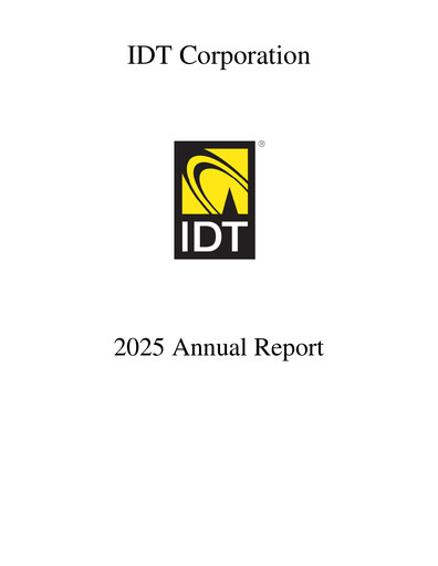 Thumbnail IDT Corporation
 Annual Report 2025