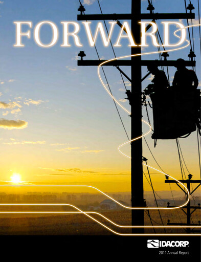 Thumbnail Idacorp Annual Report 2011