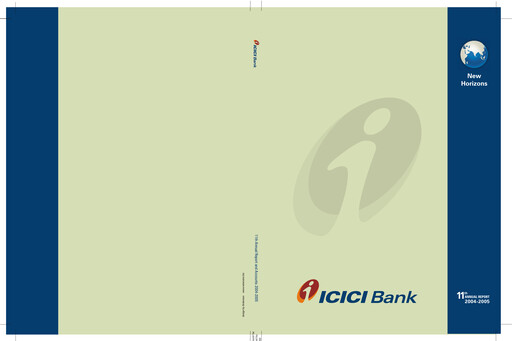 Thumbnail ICICI Bank Annual Report 2004-2005