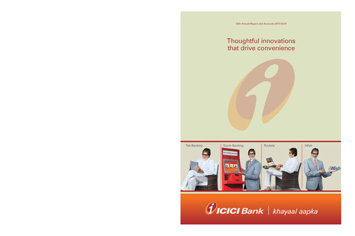 Thumbnail ICICI Bank Annual Report 2013-2014