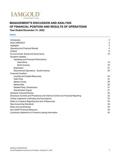 Vorschaubild Iamgold
 Finanzmitteilung 2022