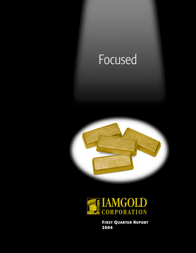Thumbnail Iamgold
 Quarterly Report 2004-q1