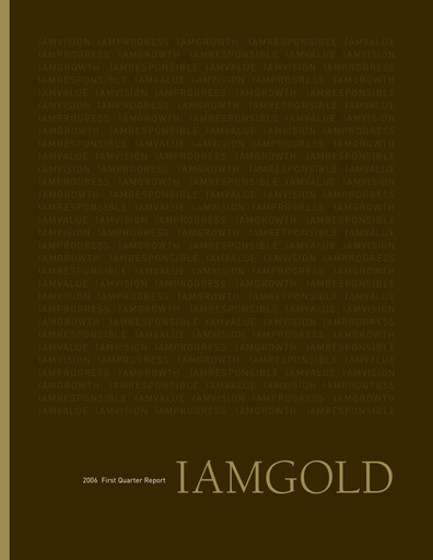 Thumbnail Iamgold
 Quarterly Report 2006-q1