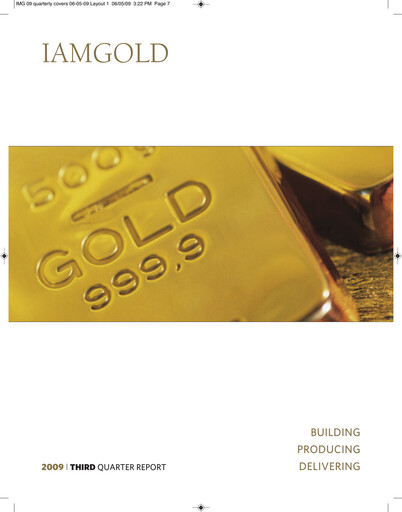 Thumbnail Iamgold
 Quarterly Report 2009-q3