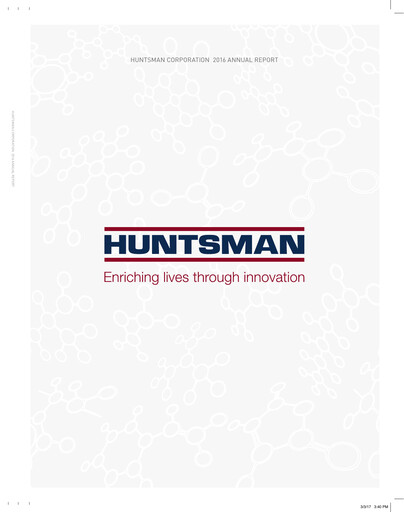 Thumbnail Huntsman Corporation
 Annual Report 2016
