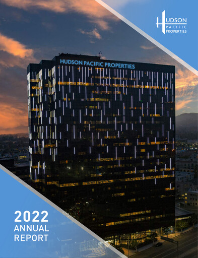 Thumbnail Hudson Pacific Properties
 Annual Report 2022
