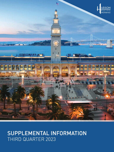 Thumbnail Hudson Pacific Properties
 Quarterly Report 2023-q3