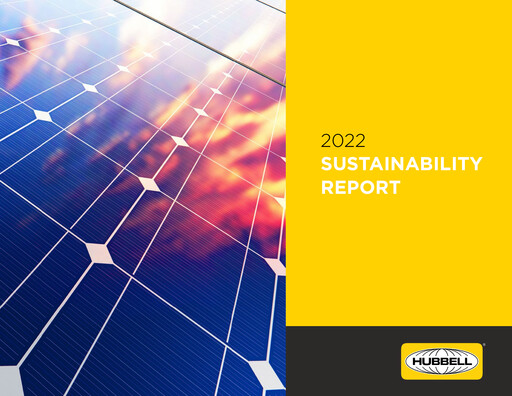 Thumbnail Hubbell Sustainability Report 2022