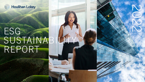 Thumbnail Houlihan Lokey
 Sustainability Report 2022
