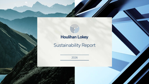 Thumbnail Houlihan Lokey
 Sustainability Report 2026