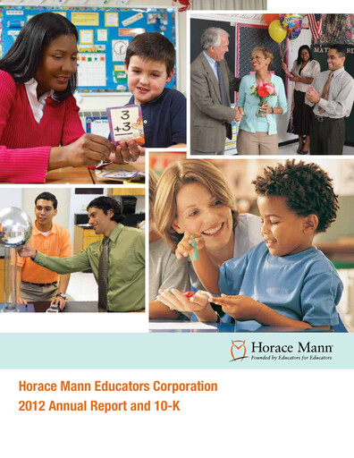 Thumbnail Horace Mann Educators Annual Report 2012