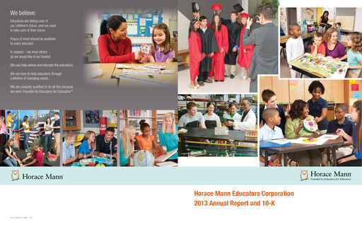 Thumbnail Horace Mann Educators Annual Report 2013