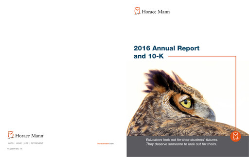 Thumbnail Horace Mann Educators Annual Report 2016