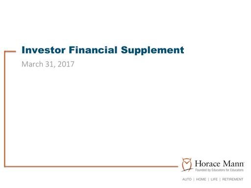 Thumbnail Horace Mann Educators Quarterly Report 2017-q1