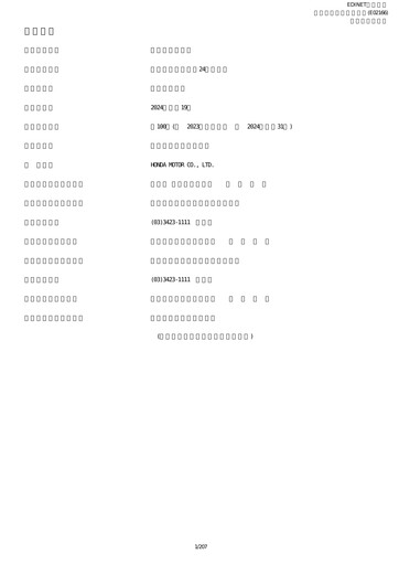 Thumbnail Honda Annual Report fy2024