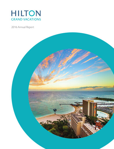 Thumbnail Hilton Grand Vacations
 Annual Report 2016