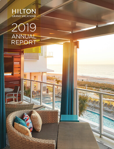 Thumbnail Hilton Grand Vacations
 Annual Report 2019