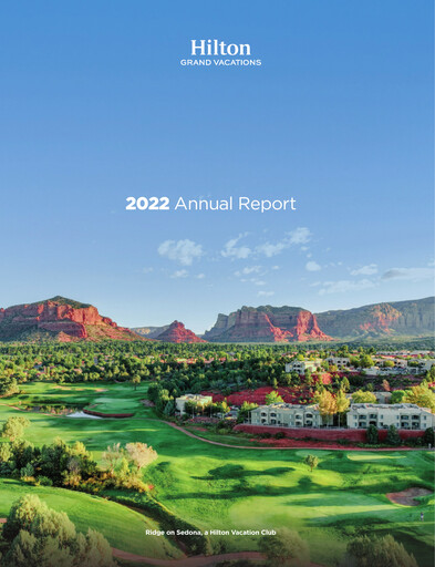 Thumbnail Hilton Grand Vacations
 Annual Report 2022