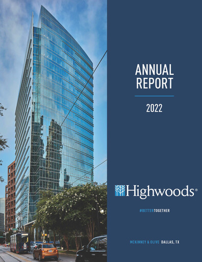 Thumbnail Highwoods Properties
 Annual Report 2022