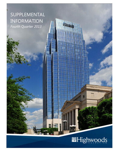 Thumbnail Highwoods Properties
 Quarterly Report 2013-q4